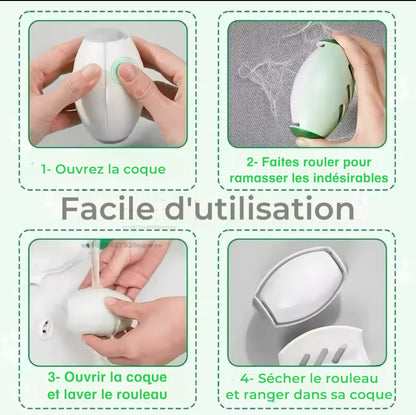 Le rouleau anti-peluche réutilisable